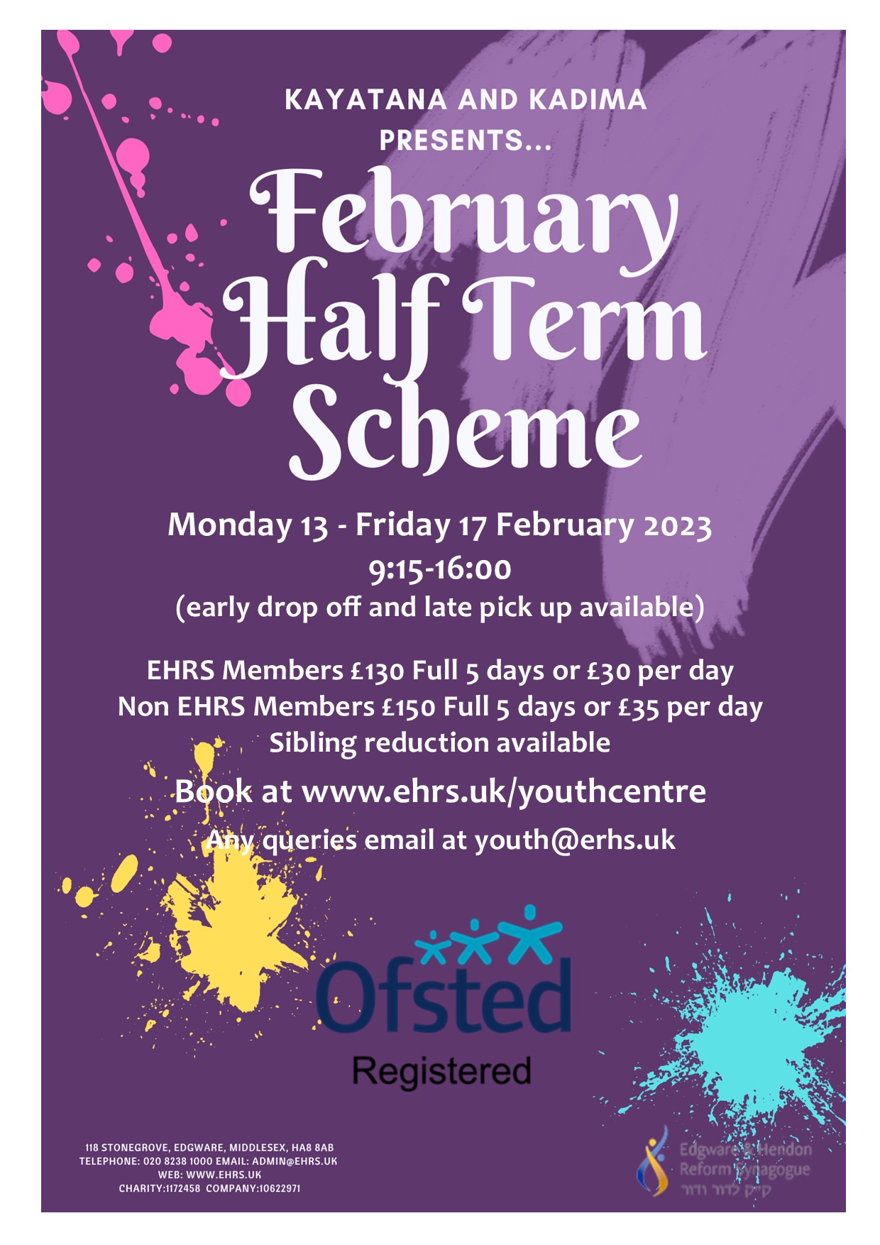February Half Term Scheme 2023 EHRS