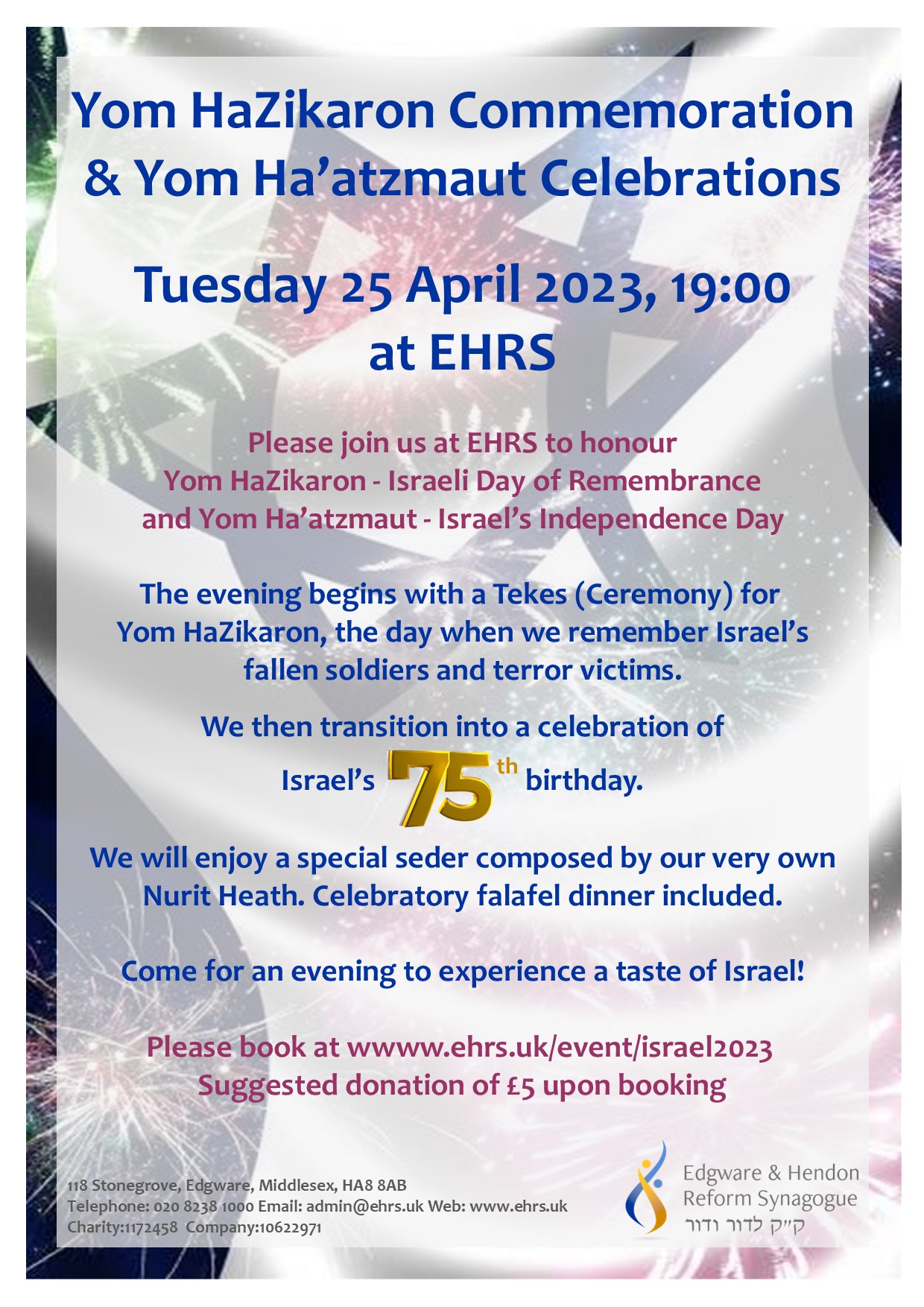 Yom Hazikaron & Yom Ha'atzmaut - Event - Spanish & Portuguese